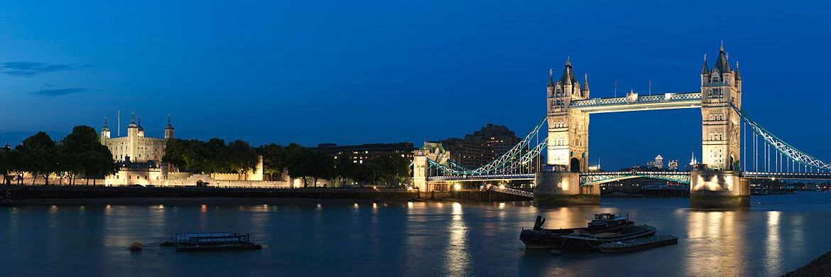 Tower Bridge and the Tower of London 