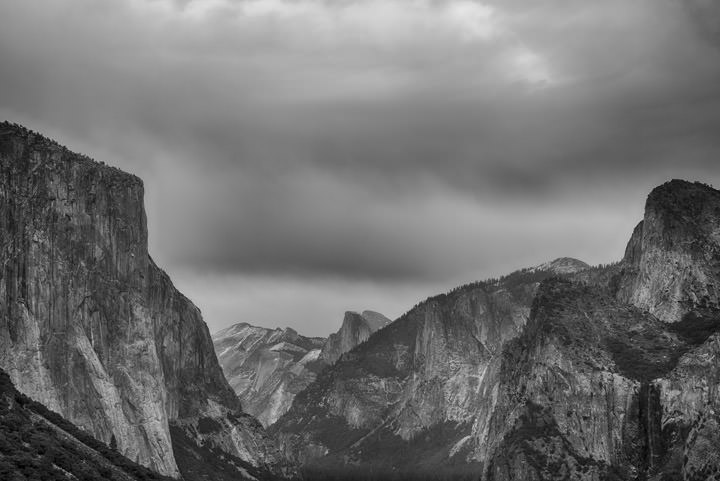 Tunnel View Yosemite Landscape California
