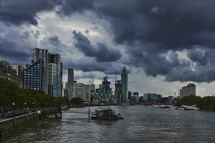 Photograph of Vauxhall Storm Clouds