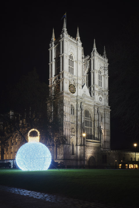 Photograph of Westminster Abbey Christmas 1