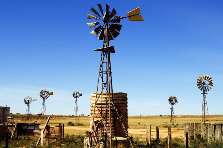 Windmills Outback Australia