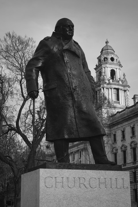 Photograph of Winston Churchill Statue 4
