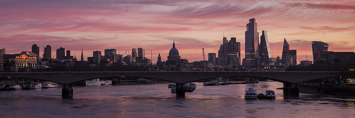 Photograph of Winter Sunrise London